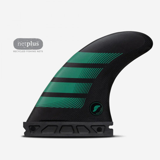 PINNE FUTURES F6 ALPHA series Carbon Teal Thruster Set - S