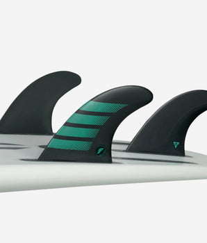 PINNE FUTURES F6 ALPHA series Carbon Teal Thruster Set - S