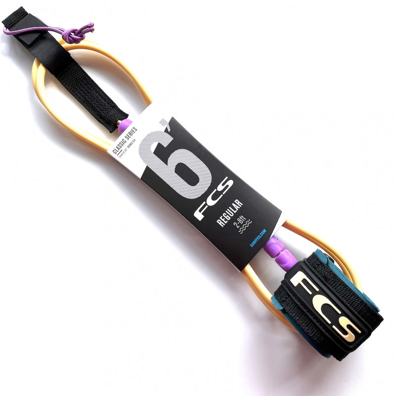 FCS LEASH 6' ALL ROUND CLASSIC - Multicolour