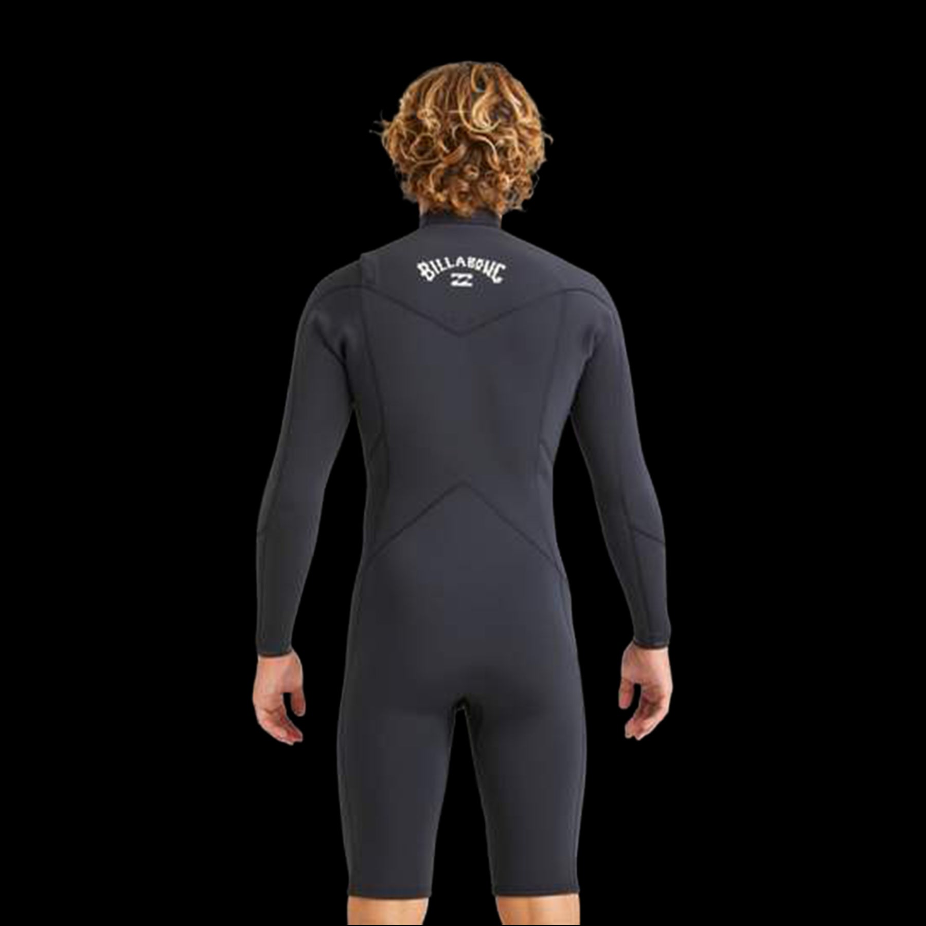 2/2mm Absolute Natural - Tuta primaverile a maniche lunghe con cerniera sul petto per uomo - Black