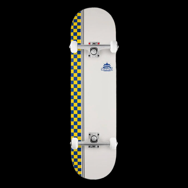 Checker Logo 8.125'' - White