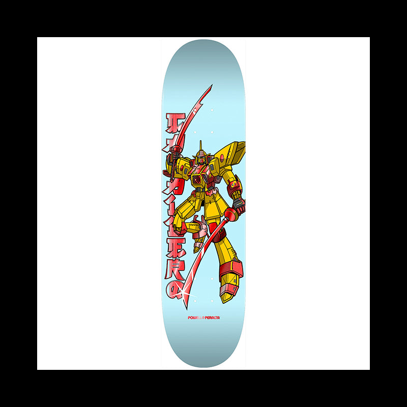 Steve Caballero Gundam Skateboard Deck Light Blue / Red Foil - 8.5 X 32.10