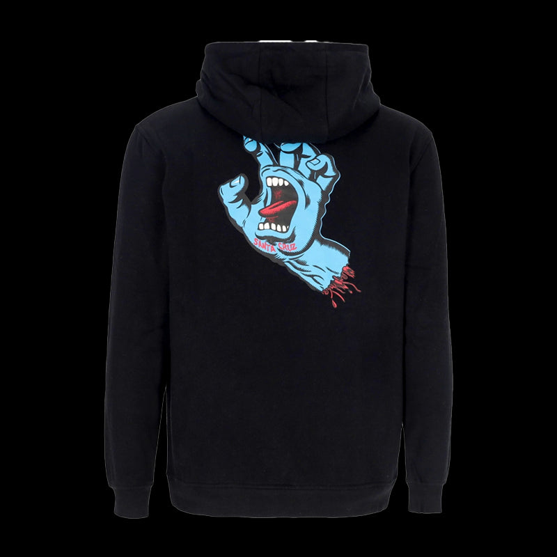 Felpa con cappuccio - Screaming Hand Hood - Black