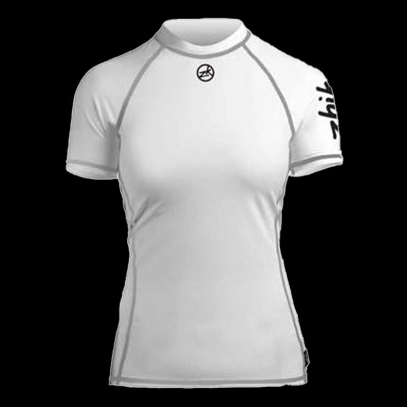 Spandex short Sleeve Top - White