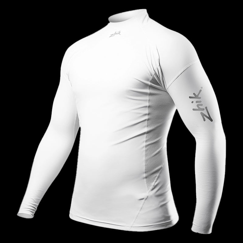 Eco Spandex a manica lunga da uomo - White
