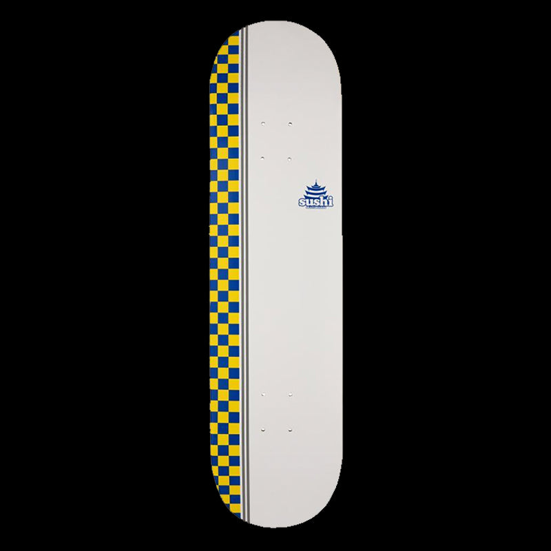 Checker Logo 8.125'' - White