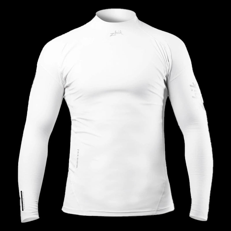 Eco Spandex a manica lunga da uomo - White