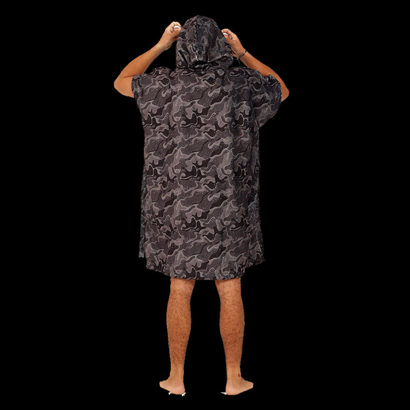 Poncho Camo Series - Deep Black