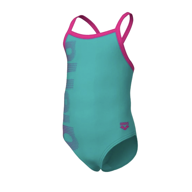 Costume Intero Bambina Arena Logo - WATER-FREAK ROSE
