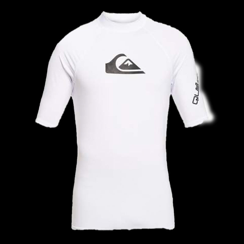 Lycra All Time - Rash Vest UPF 50 a maniche corte da Ragazzo 8-16 - WHITE