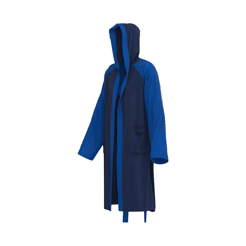 Accappatoio arena cotton robe bicolor - Navy-Royal