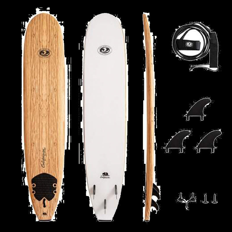 Tavola surf soft CBC Fun 7'0'' SOFTBOARD, Square Tail, Leash e Longherone