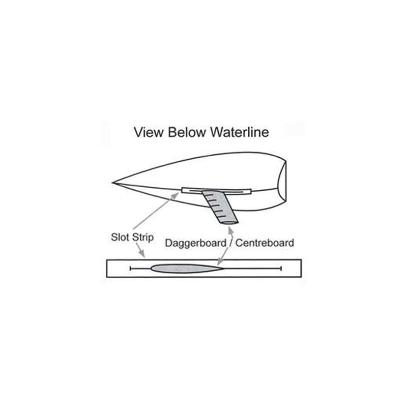 Lamelle 420/470 - Guarnizione Per Deriva Largh. 46 mm