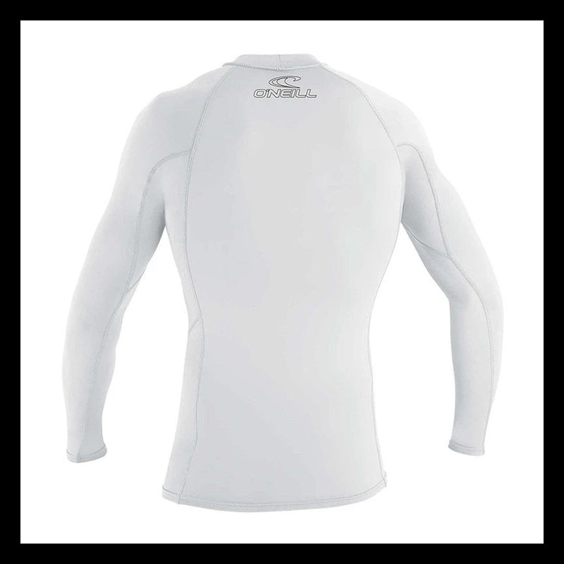 BASIC SKINS 50+ L/S Rash Guard - Maniche Lunghe Adulto - White