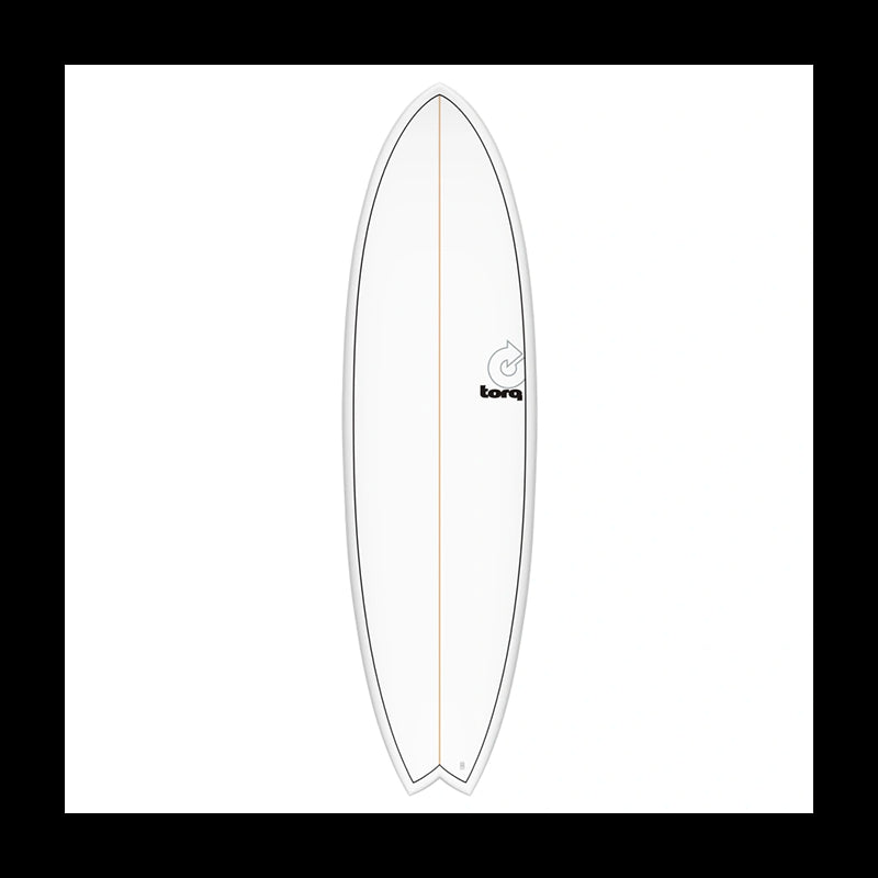 Torq tet 6'6'' fish White pinline 39.6lt