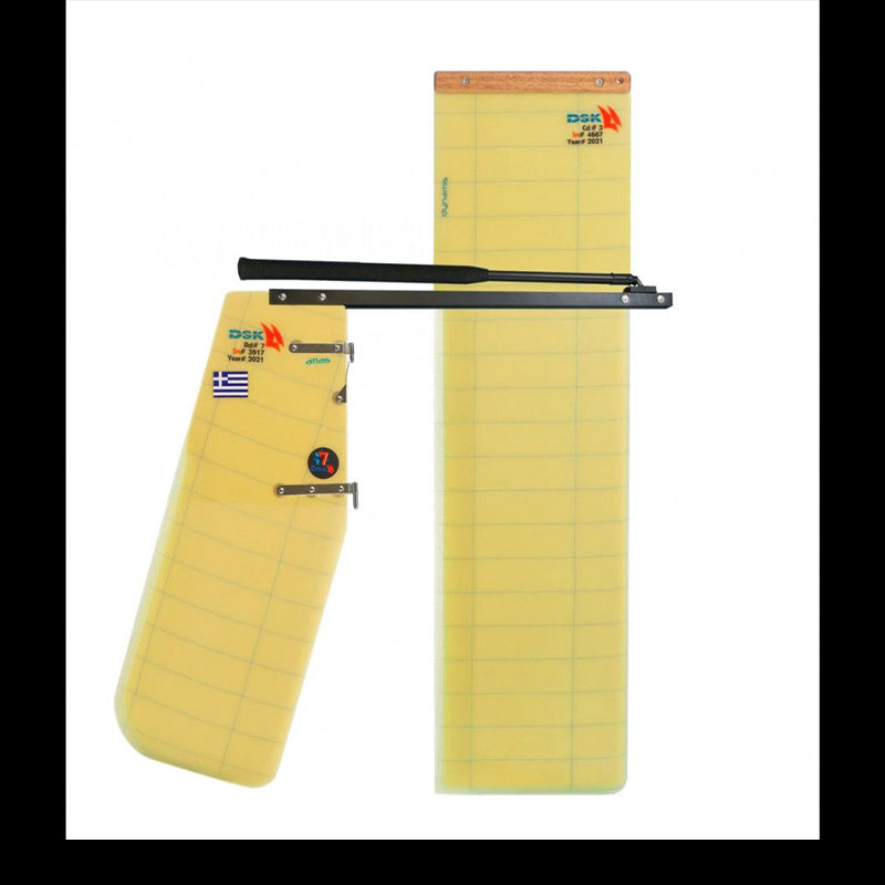 DSK foil set - timone aura + deriva DyNaMiS (>45 kg)