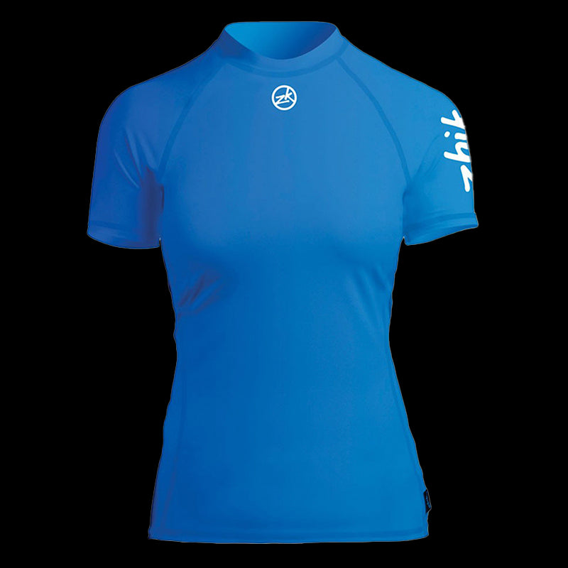 Spandex short Sleeve Top Women - Blue