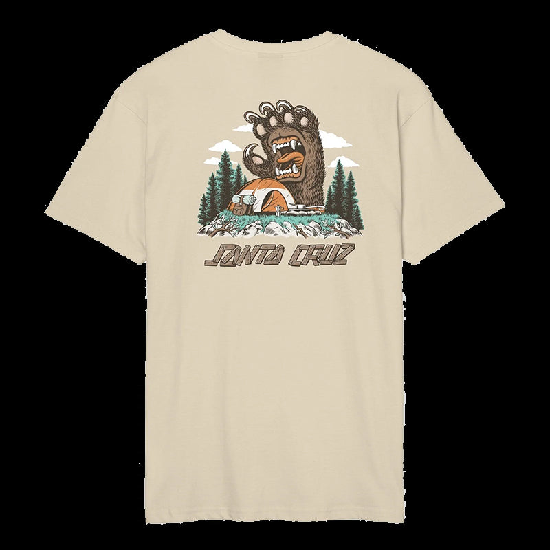 Screaming Grizzly T-Shirt - Blond Wood
