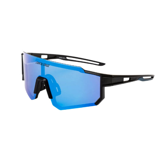 Strip Racer Sunglasses - Black Blue/Blue
