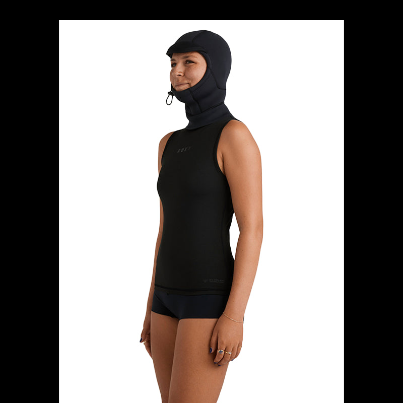 2mm Swell Natural - Corpetto con cappuccio da Donna