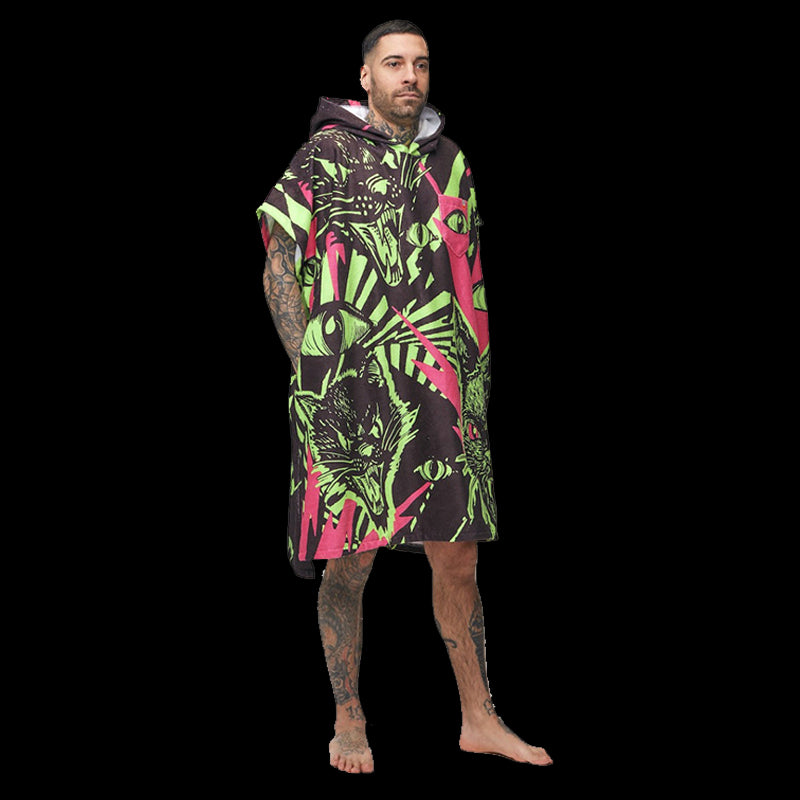 Poncho Wildcat - Acid Green