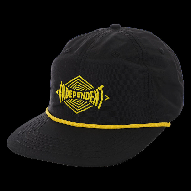 Independent Vertigo Span Snapback Cappello - Black