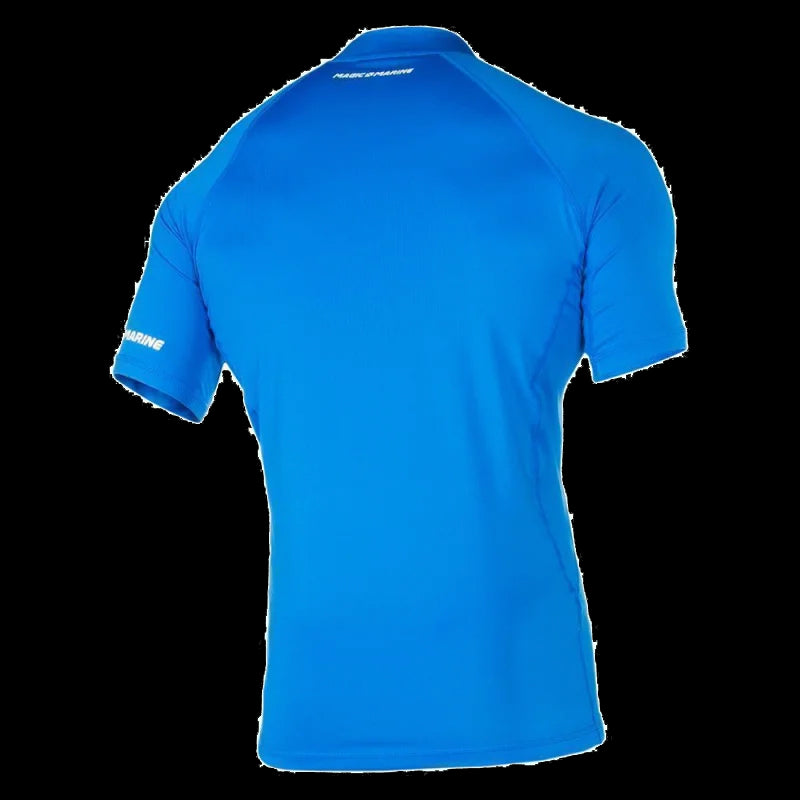 Cube Rash Vest S/S men - Blue