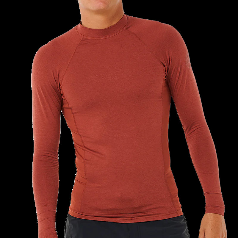 Maglia anti irritazioni UPF a maniche lunghe Dawn Patrol Perf - Red Marled