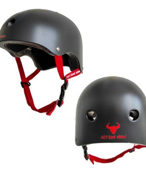 Protezioni skate Casco da Skateboard e Bmx Action Now Black