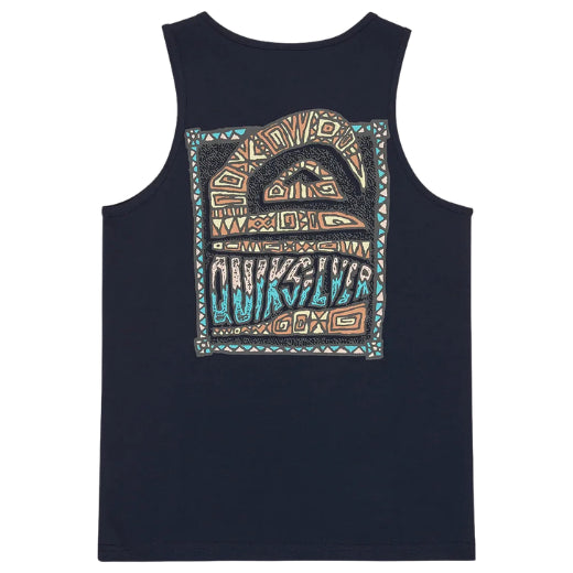 Smanicato Ragazzo Dark Navy Heritage – Canotta in Cotone 8-16 Anni