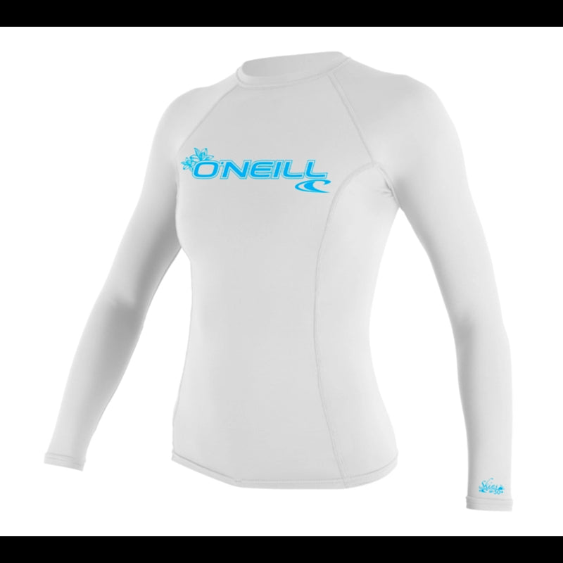 Wms Basic Skins L/S Sun Shirt - Maniche Lunghe Donna - White