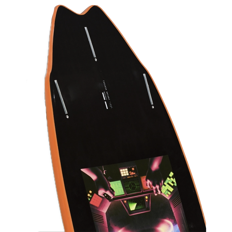 Weird Waves DG Foamy 5'4'' - Black - Futures 29 Lt