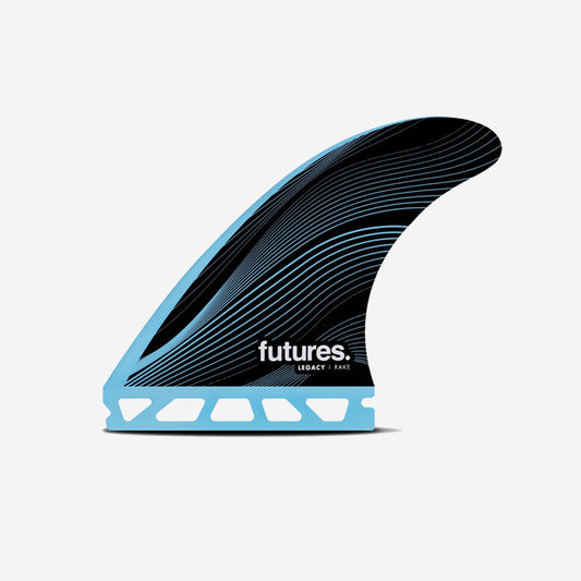 PINNE FUTURES R4 Legacy series blue Thruster Set - Size S