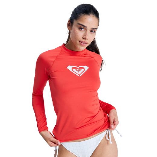 Whole Hearted - Maglia Protettiva Lycra UPF 50+ Maniche Lunghe Donna - Hibiscus