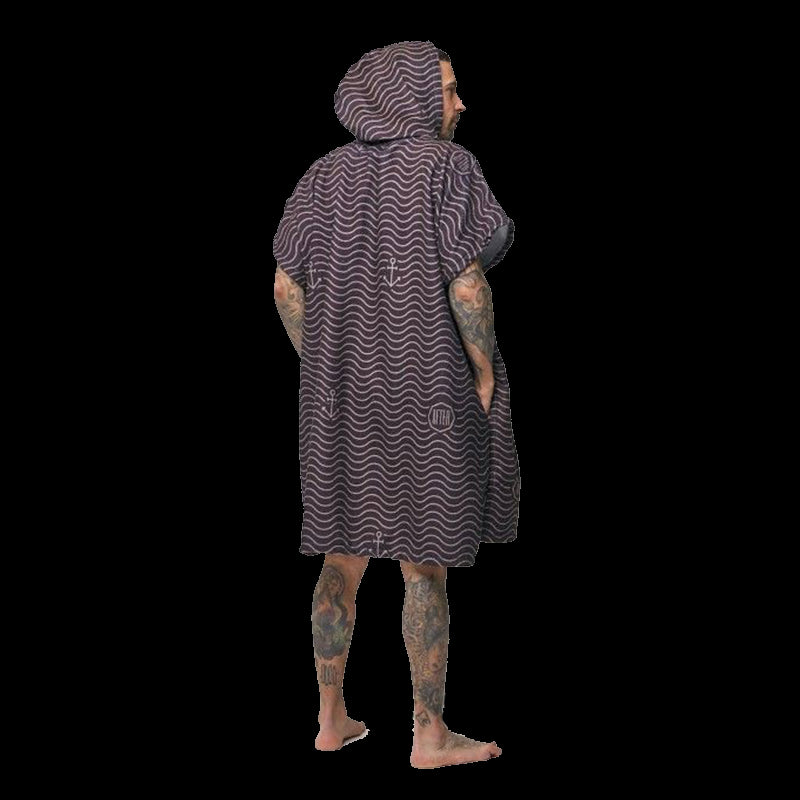 Poncho Waves - Black