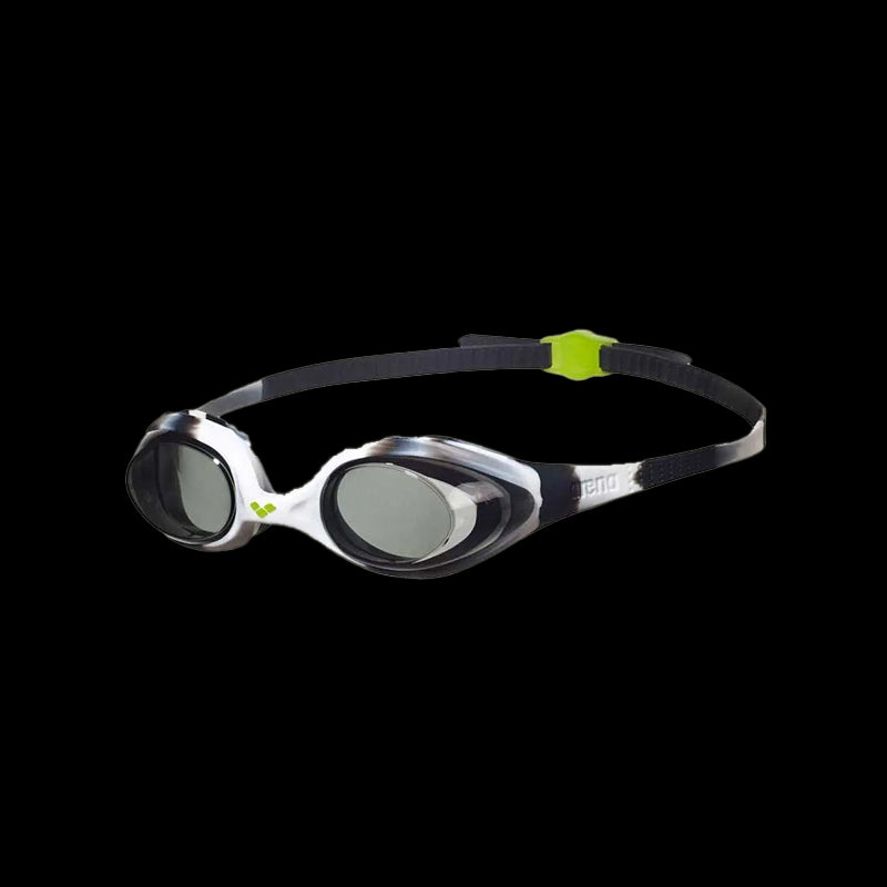 Occhialini nuoto junior Spider - BLACK WHITE-CLEAR