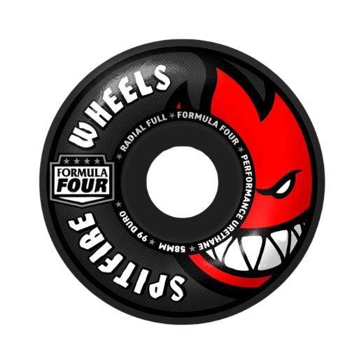 Ruote Skate Formula Four Radial Full 58mm 99A (Black)