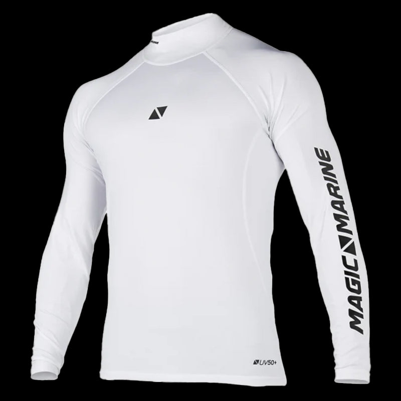 Cube Rash Vest L/S men - White