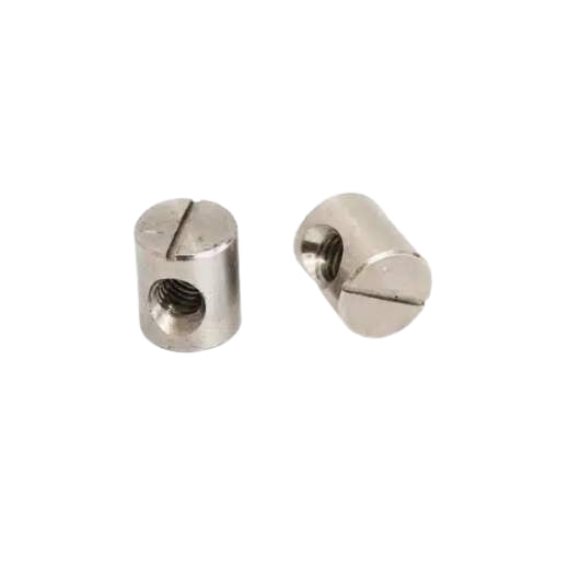 IQFOIL - 12mm Stainless steel cylinder nuts set 10 pz.