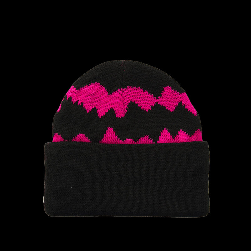 Youth Slime Stripe Beanie - Black Slime Stripe
