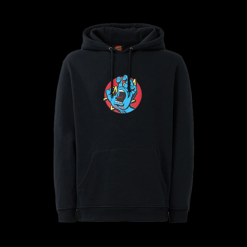 Felpa con cappuccio - Youth Hand Dot Front Hood - Black