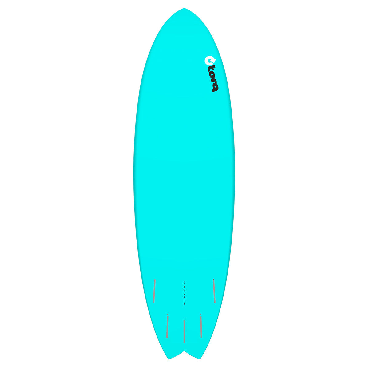Tavola surf TORQ TET 5'11'' FISH PINLINE MIAMI BLUE