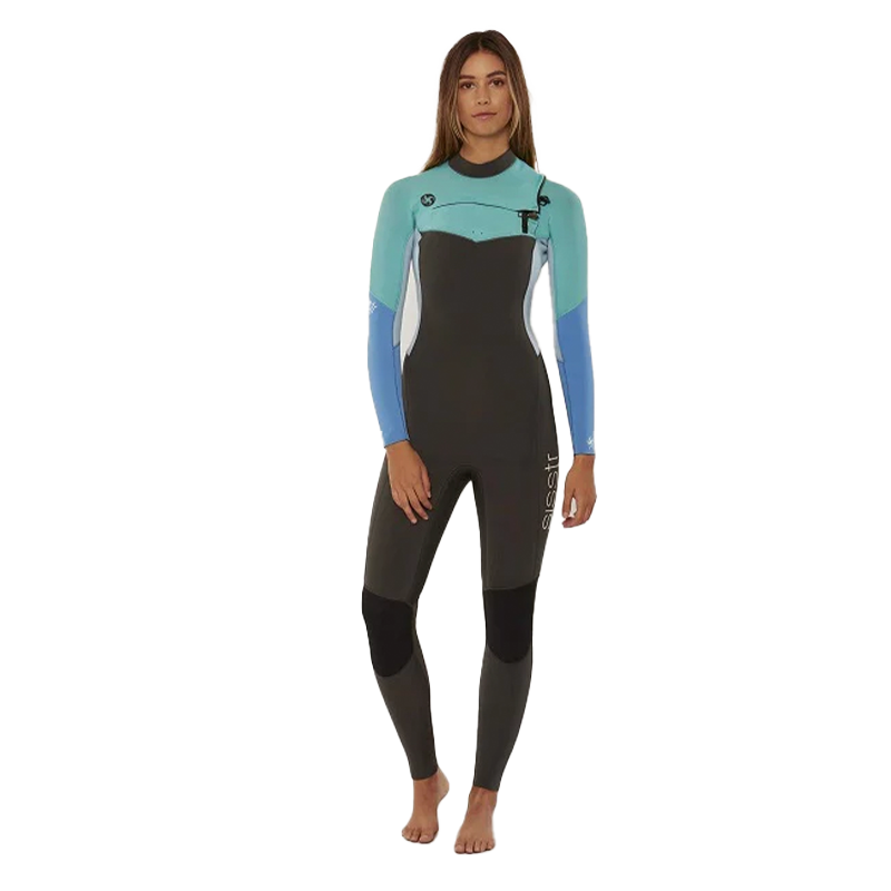 Sisstrevolution 7 seas 4/3mm - Muta con zip sul petto da Donna - CHARCOAL