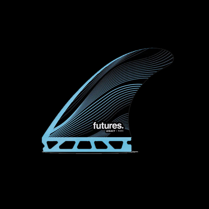 PINNE FUTURES R6 Legacy series blue Thruster Set - Size M