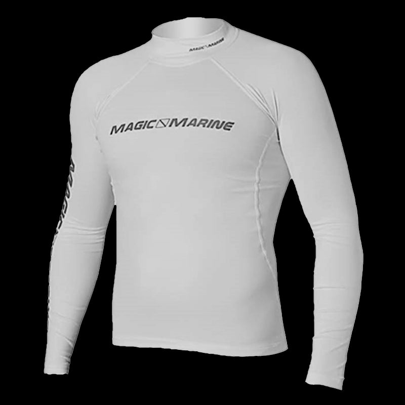 Cube Rash Vest L/S men - Bianco