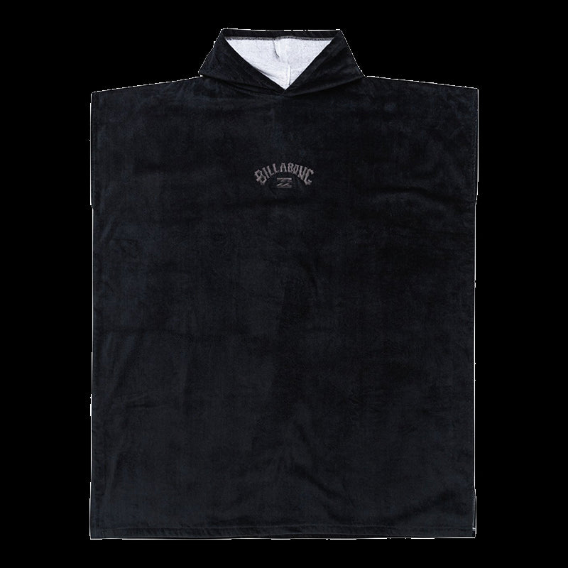 Poncho - Asciugamano con cappuccio da Uomo - Black