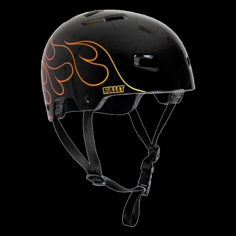 Helmet Youth Graphic T35 - Flame Gloss Black
