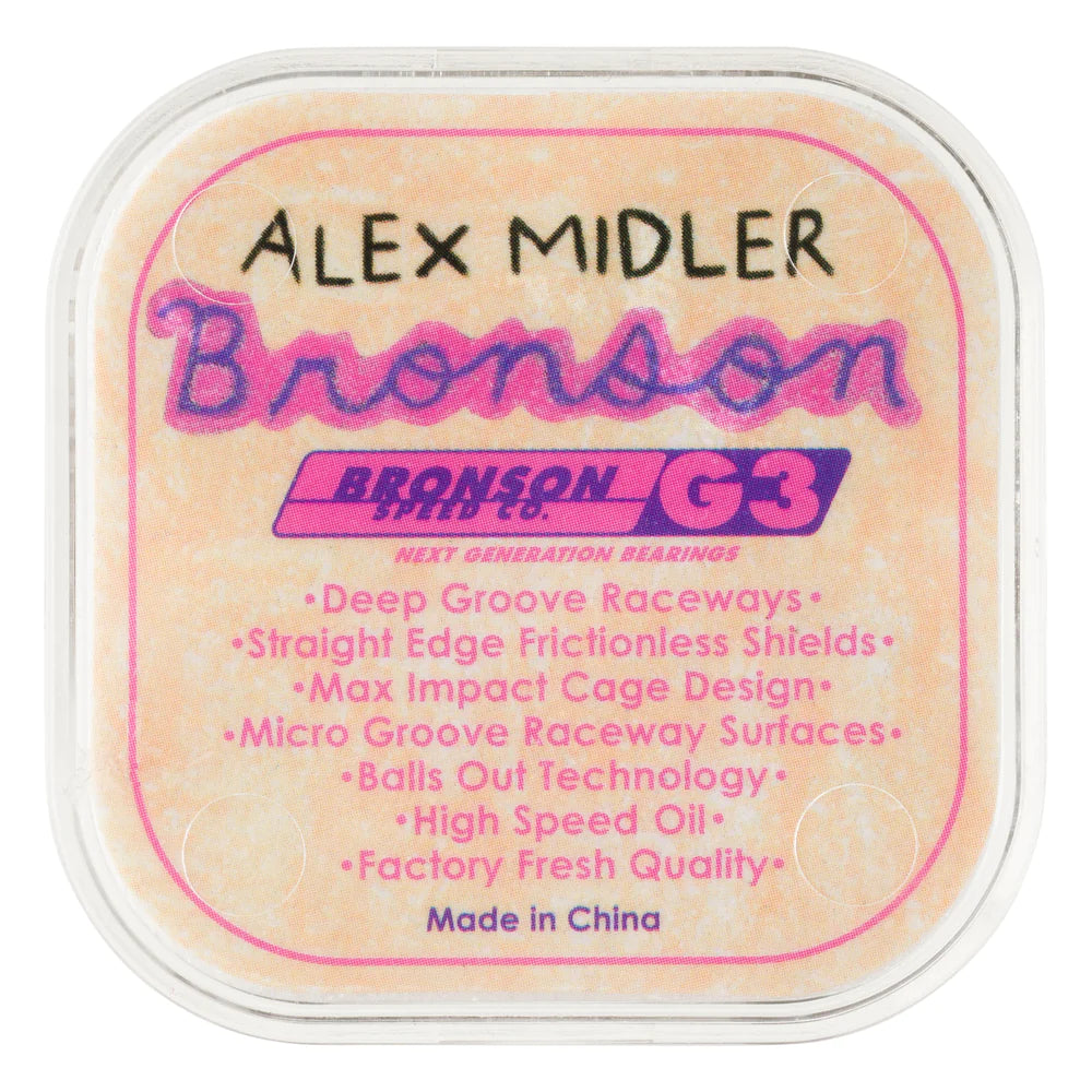 Cuscinetti da Skate Alex Midler Pro Bearing G3 Bronson Speed CO