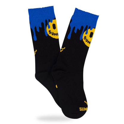 Calzini SUMOMIHI (1 paio) SMILE BLACK-BLUE SOCK