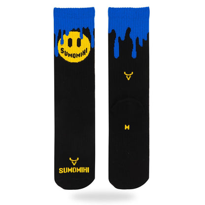 Calzini SUMOMIHI (1 paio) SMILE BLACK-BLUE SOCK